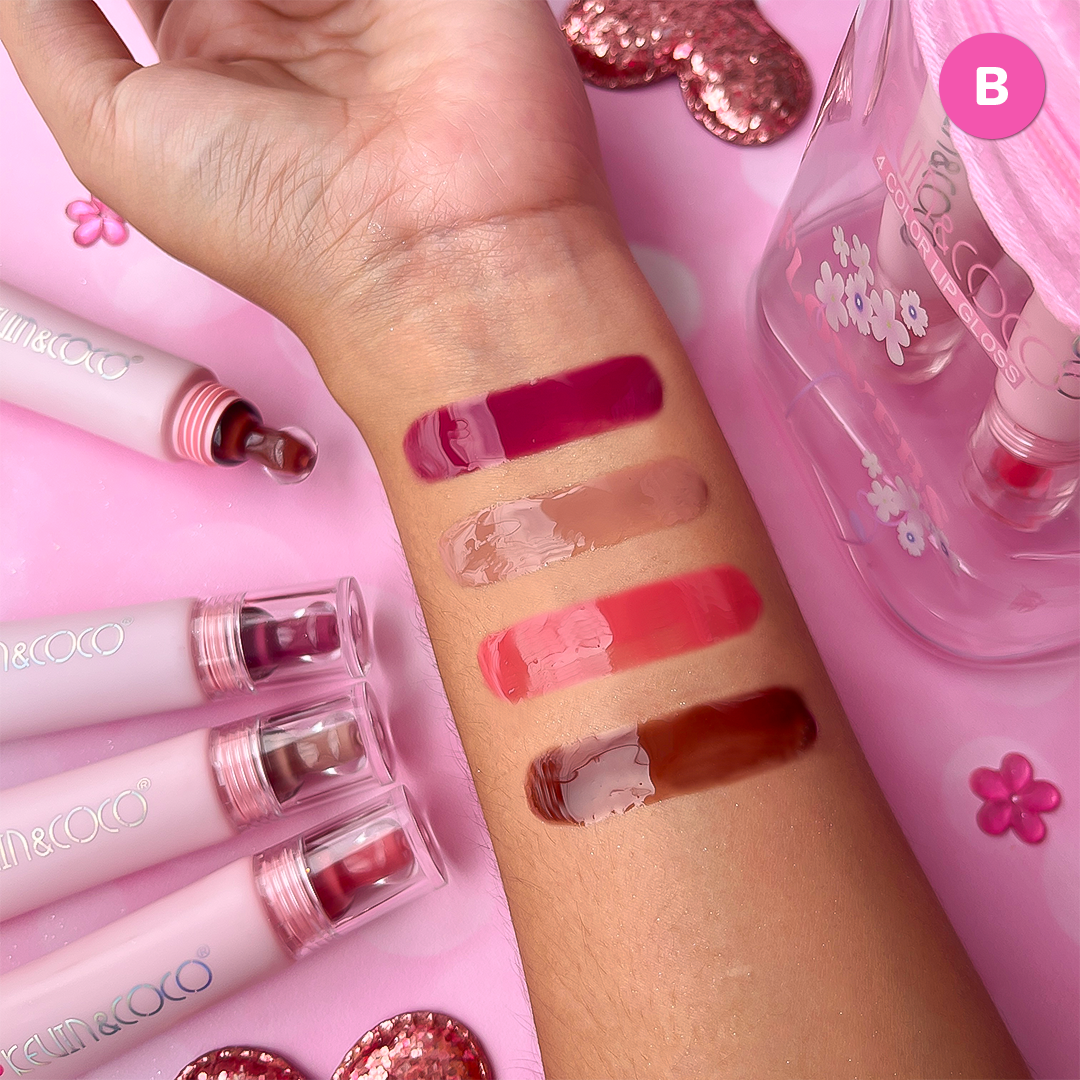 flowers lip gloss