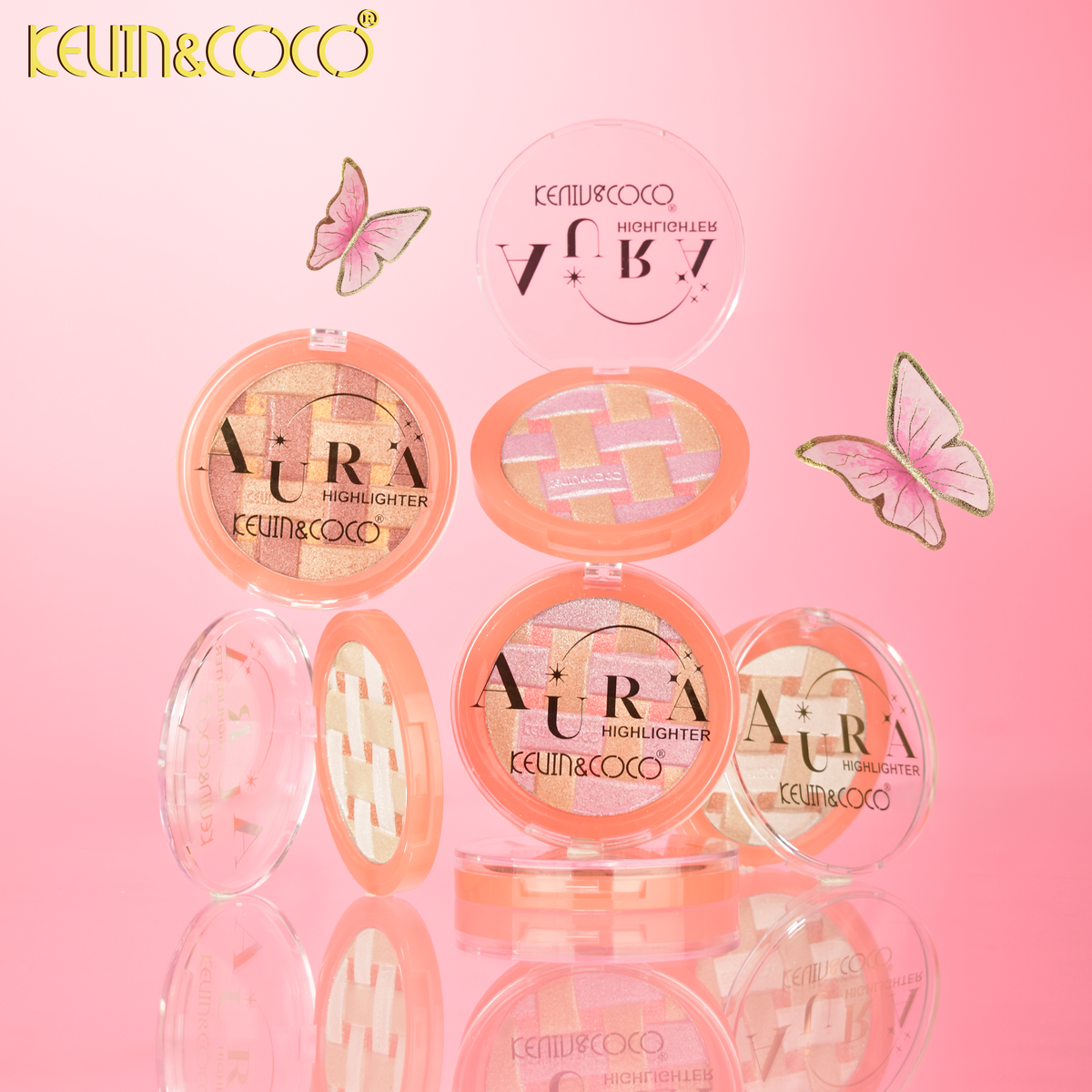 aura crystal grid highlighters