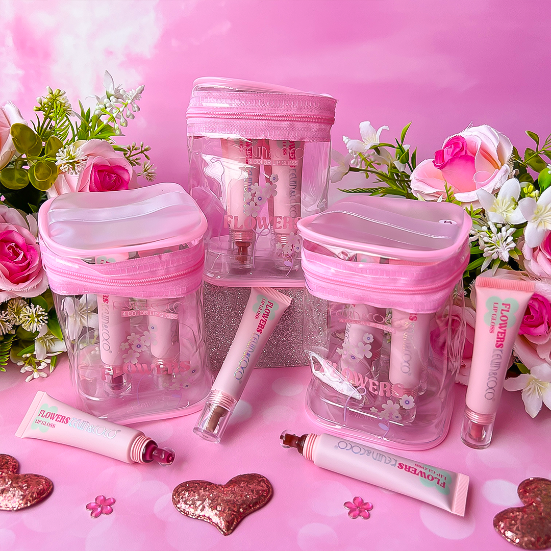 flowers lip gloss