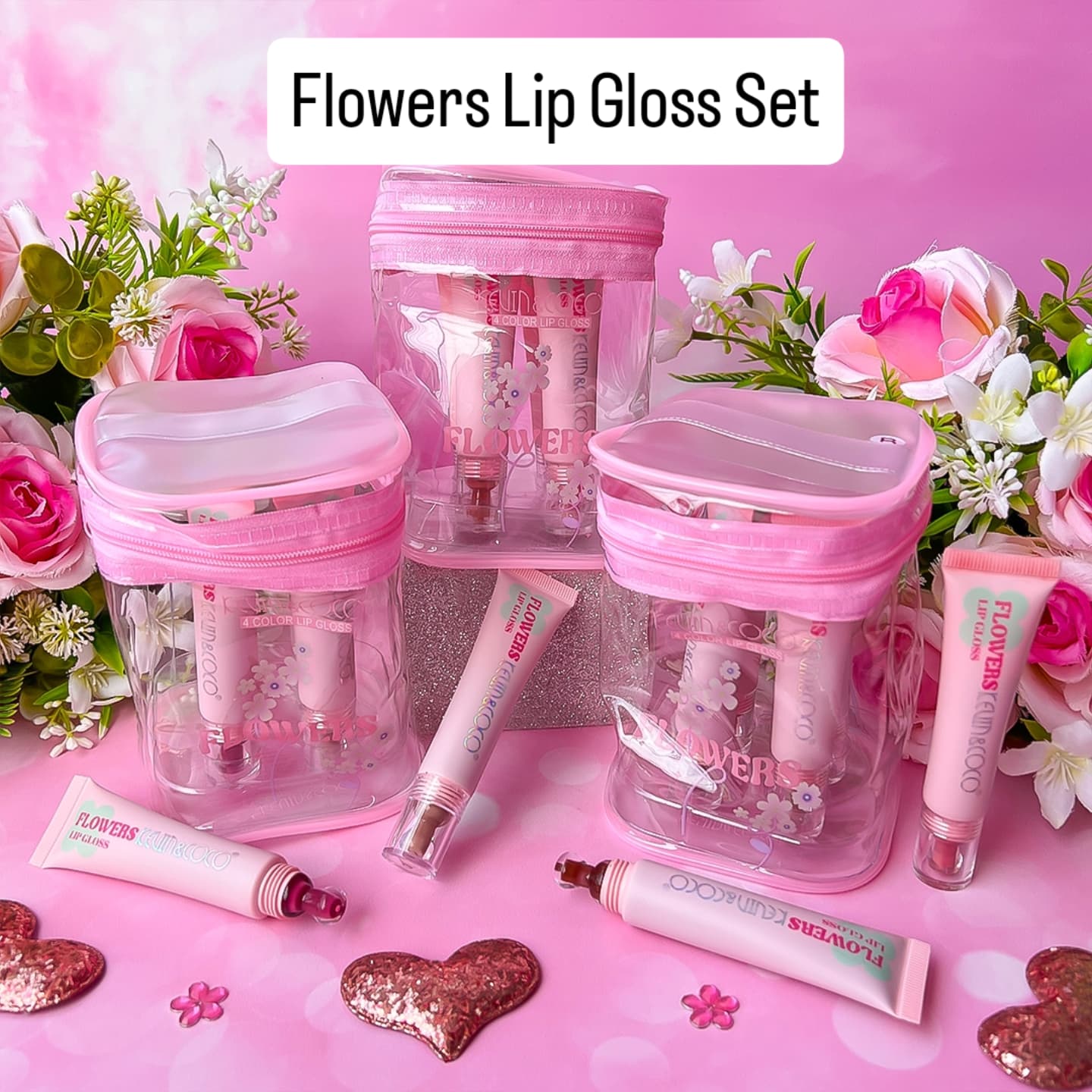 flowers lip gloss
