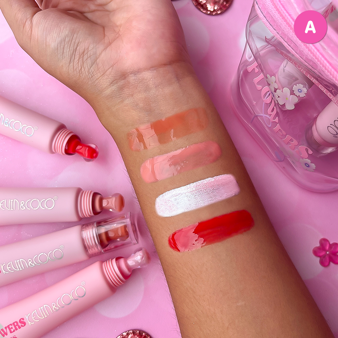 flowers lip gloss