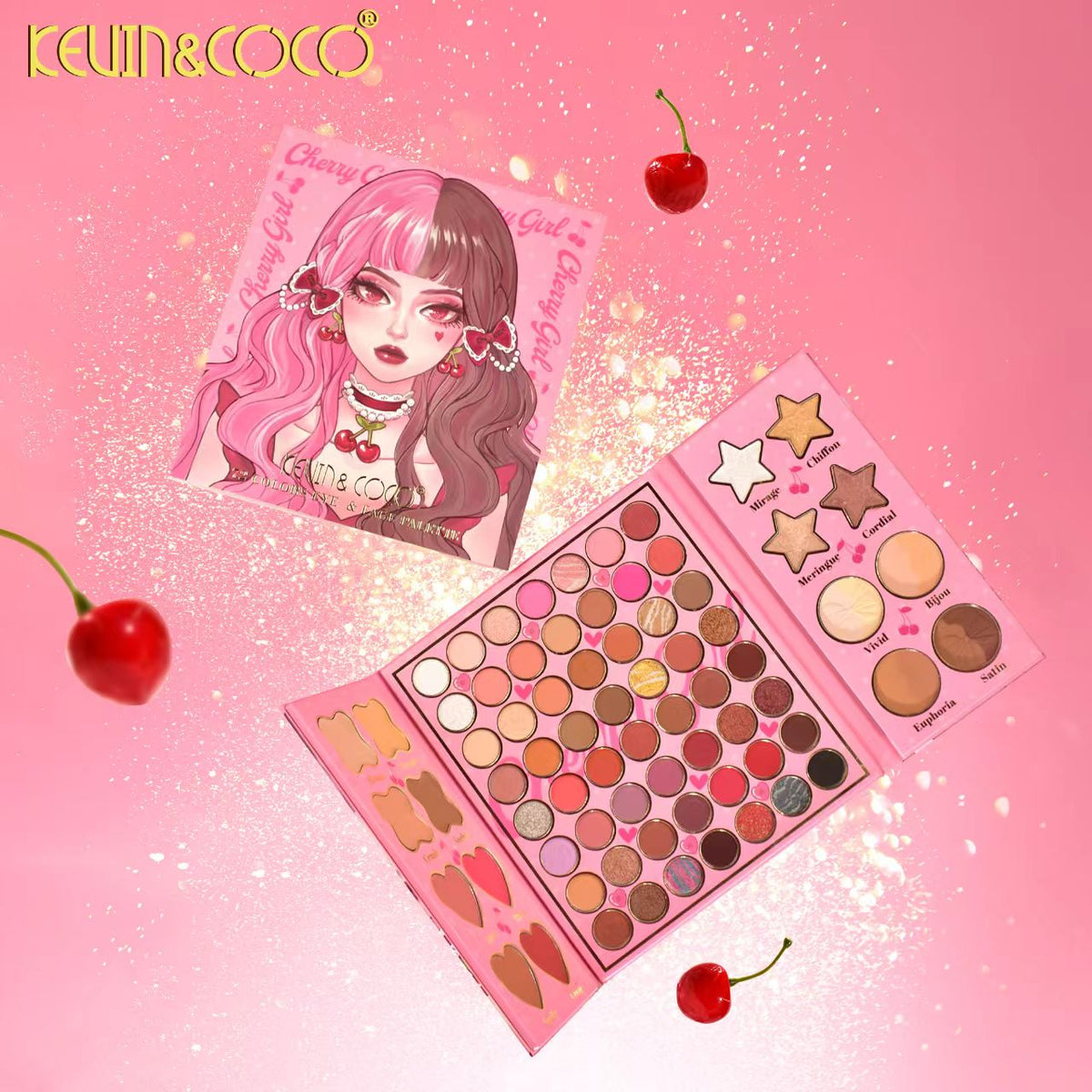 72 colour cherry girl palette